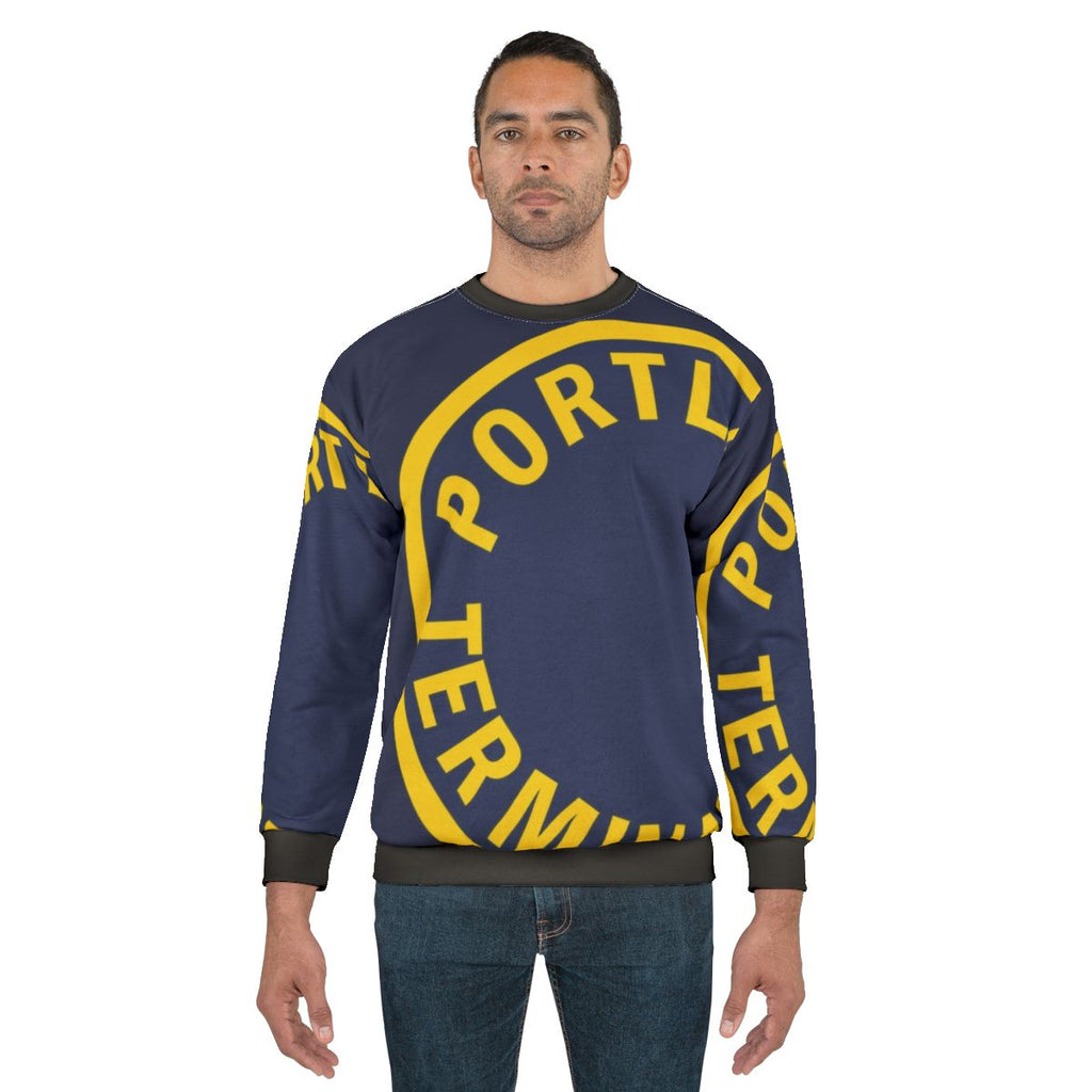 Portland Terminal Railroad by Pan Am Vintage Train Lover Sweatshirt