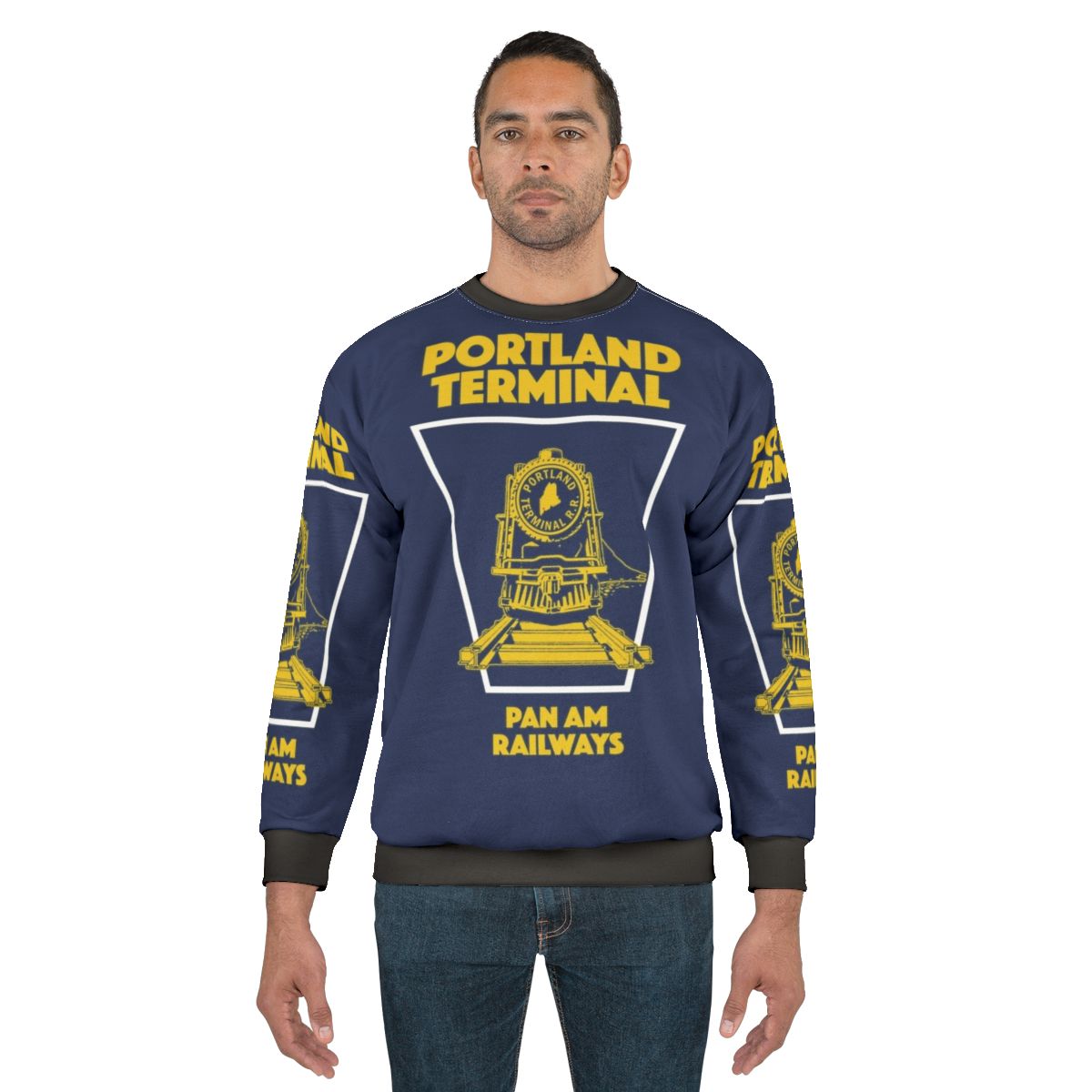 Vintage Portland Terminal Train Emblem Sweatshirt