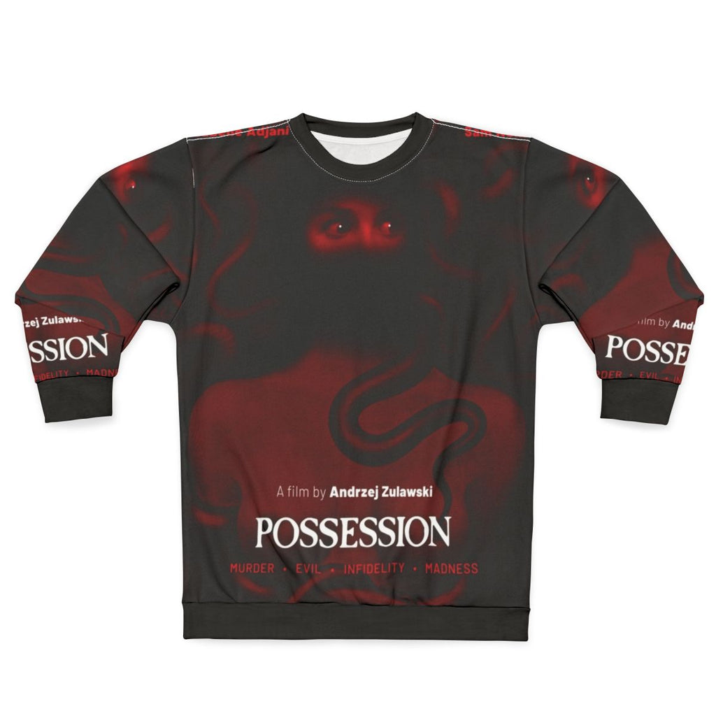 Possession 1981 film alternative movie poster printed on a sweatshirt