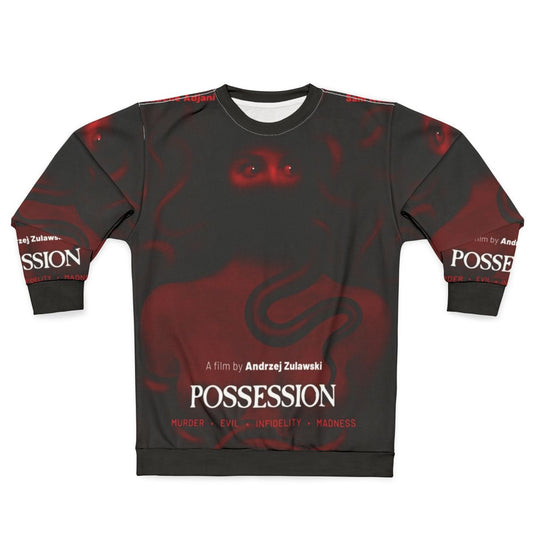 Possession 1981 film alternative movie poster printed on a sweatshirt