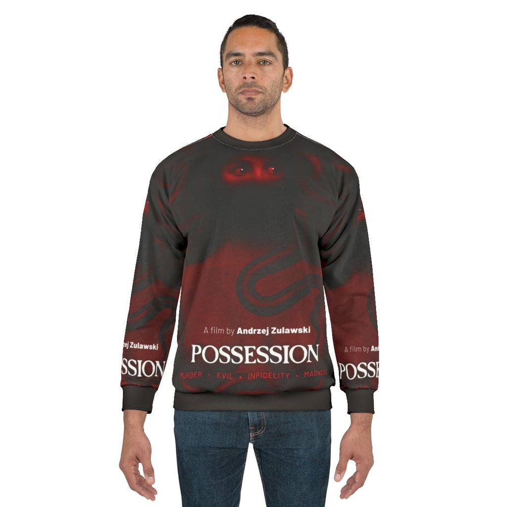 Possession 1981 film alternative movie poster printed on a sweatshirt