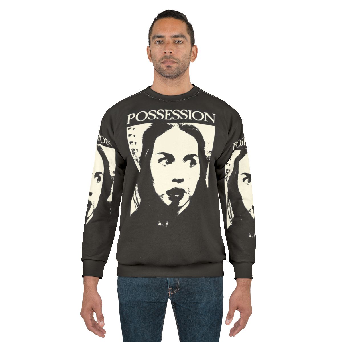 Possession Sweatshirt with Occult and Paranormal Design