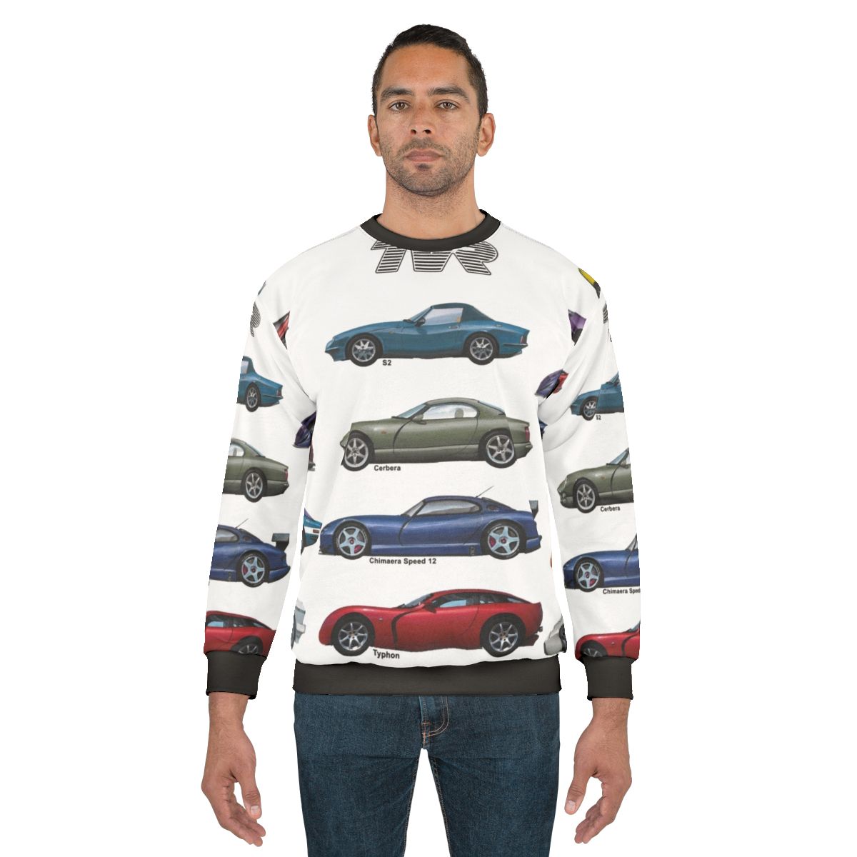 Vintage TVR Cerbera, Chimaera, and Grantura Car Enthusiast Poster Sweatshirt