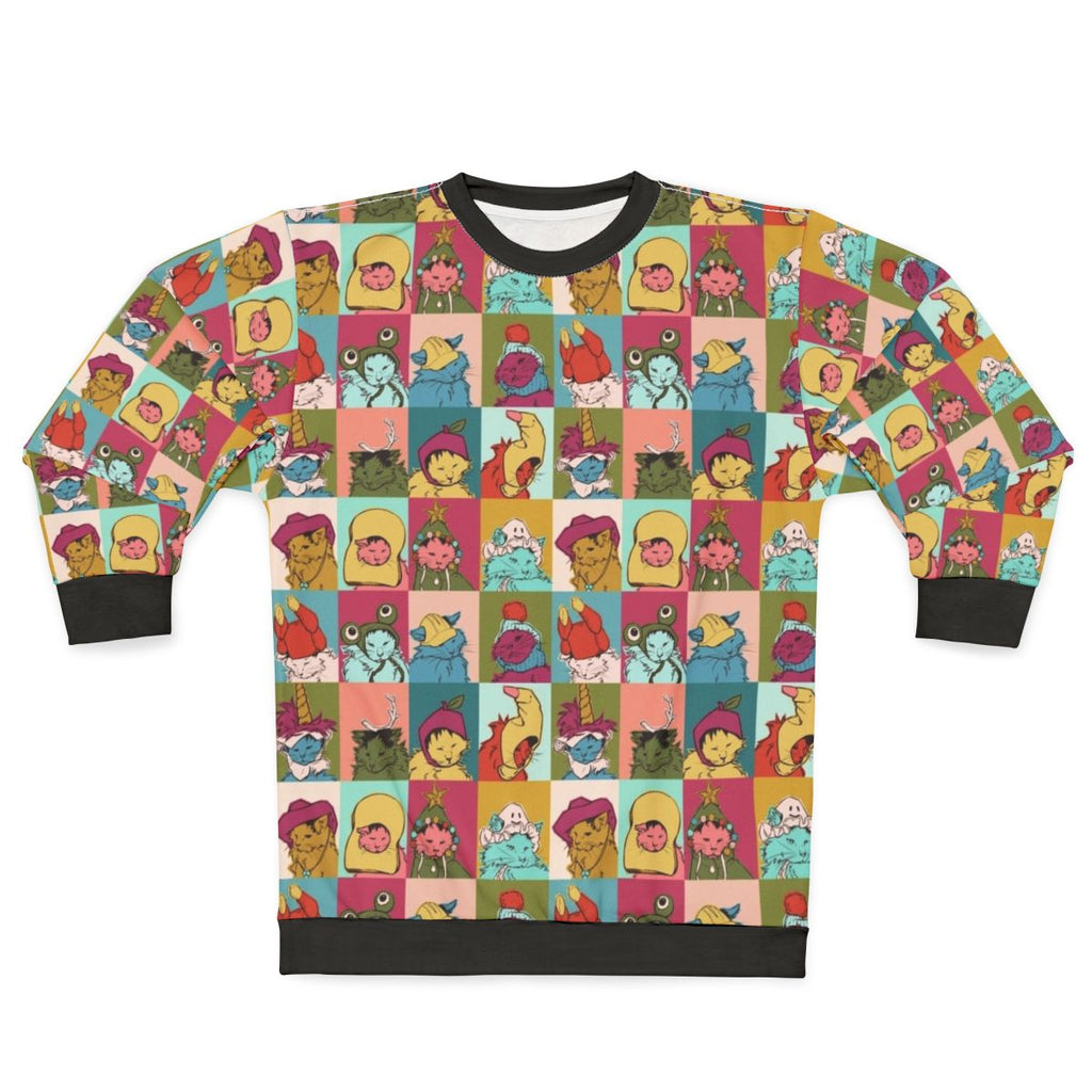 Pot Roast Themed Sweatshirt for Cat Lovers