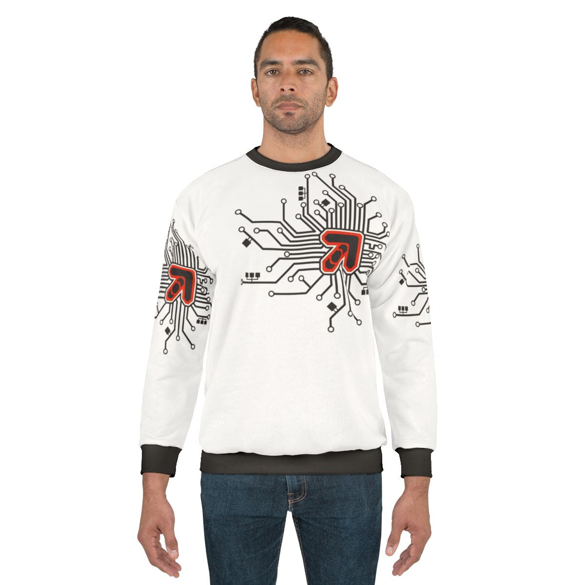Powered by Arrows 2.0 Inverse Red Dance Game Sweatshirt