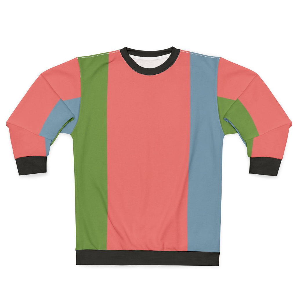 Powerpuff Girls Sweatshirt with Cartoon Characters