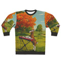 Practicing In The Meadow Sweatshirt featuring country music art