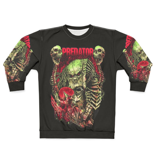 Predator art classic horror movie themed sweatshirt