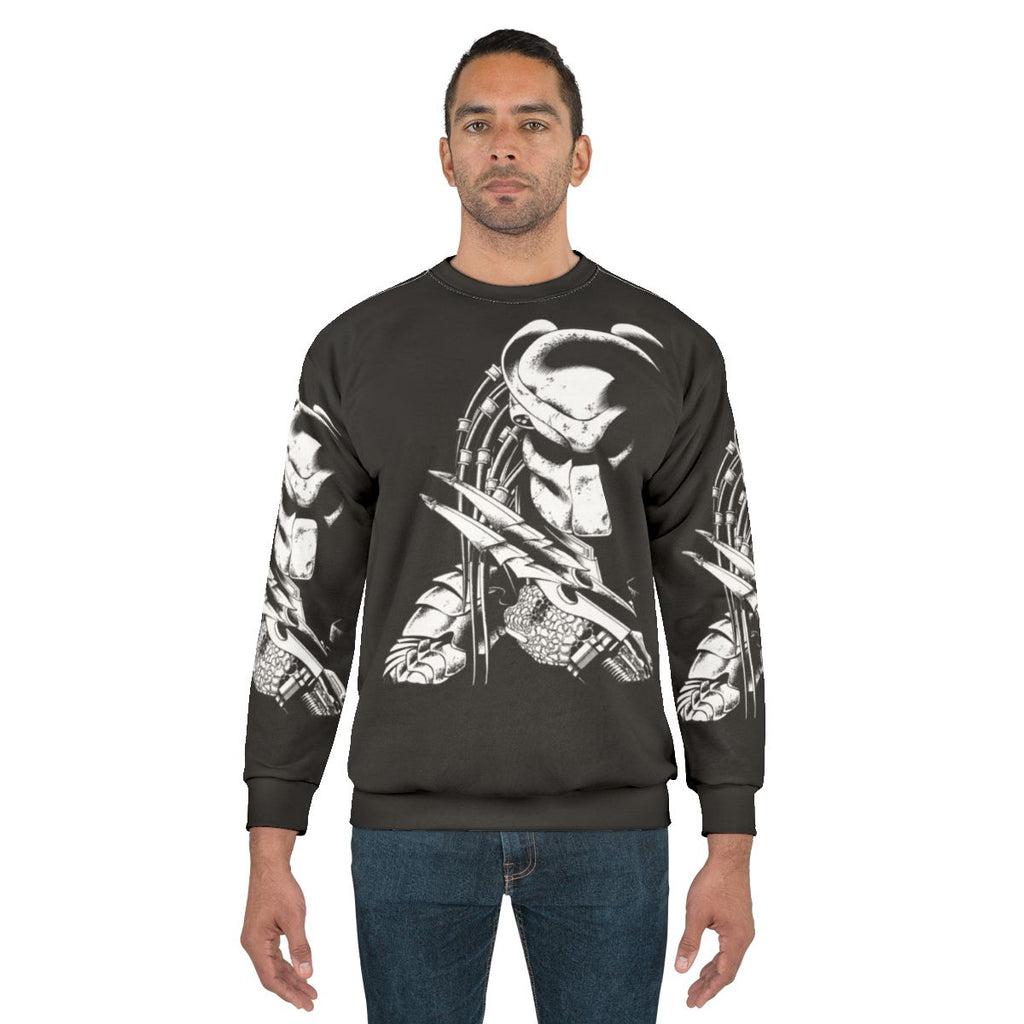 Predator Sci-Fi Sweatshirt with Iconic Movie Characters
