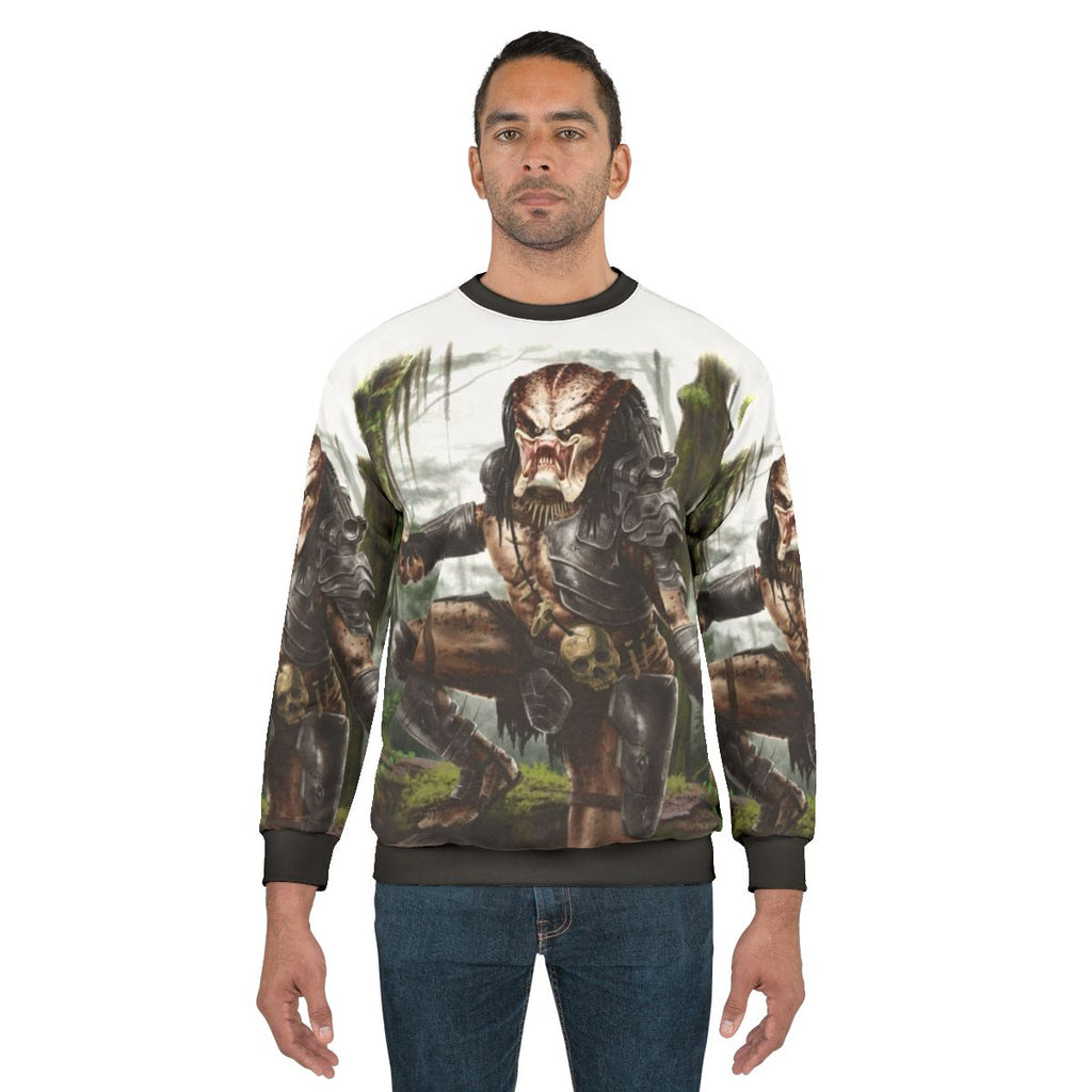 Predator Sci-Fi Movie Themed Sweatshirt