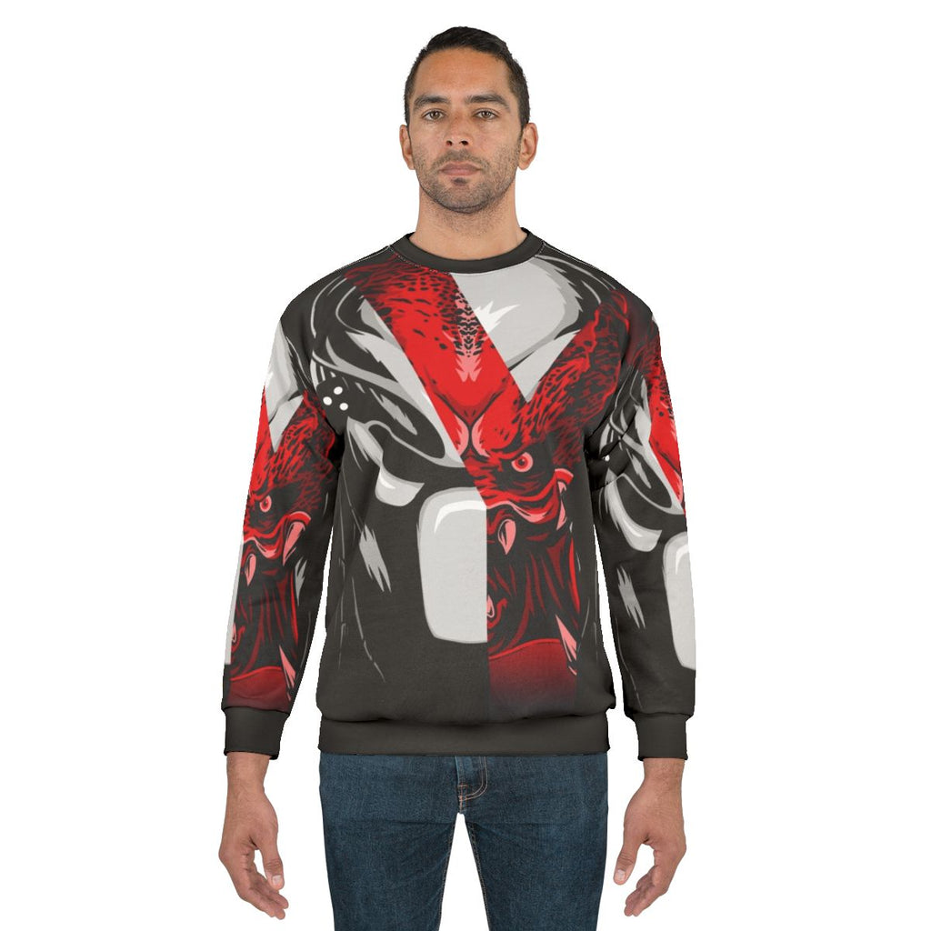Predator yautja jungle hunter sci-fi horror movie sweatshirt