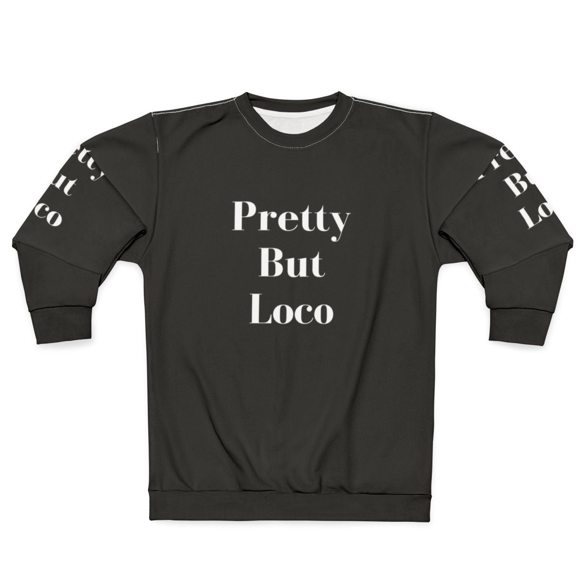 Crazy but chic sweatshirt with quirky design