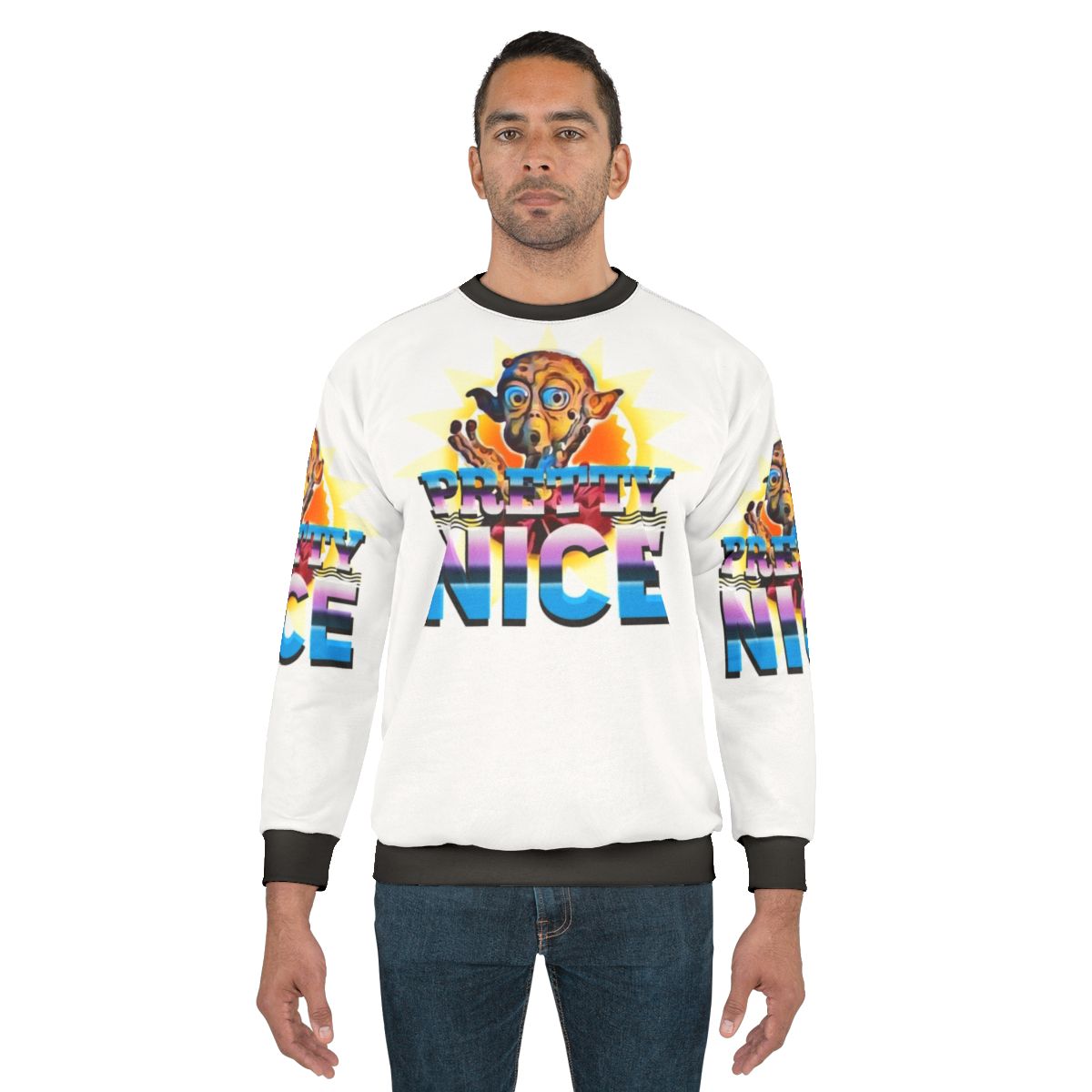 Pretty Nice 80s Alien Sweatshirt