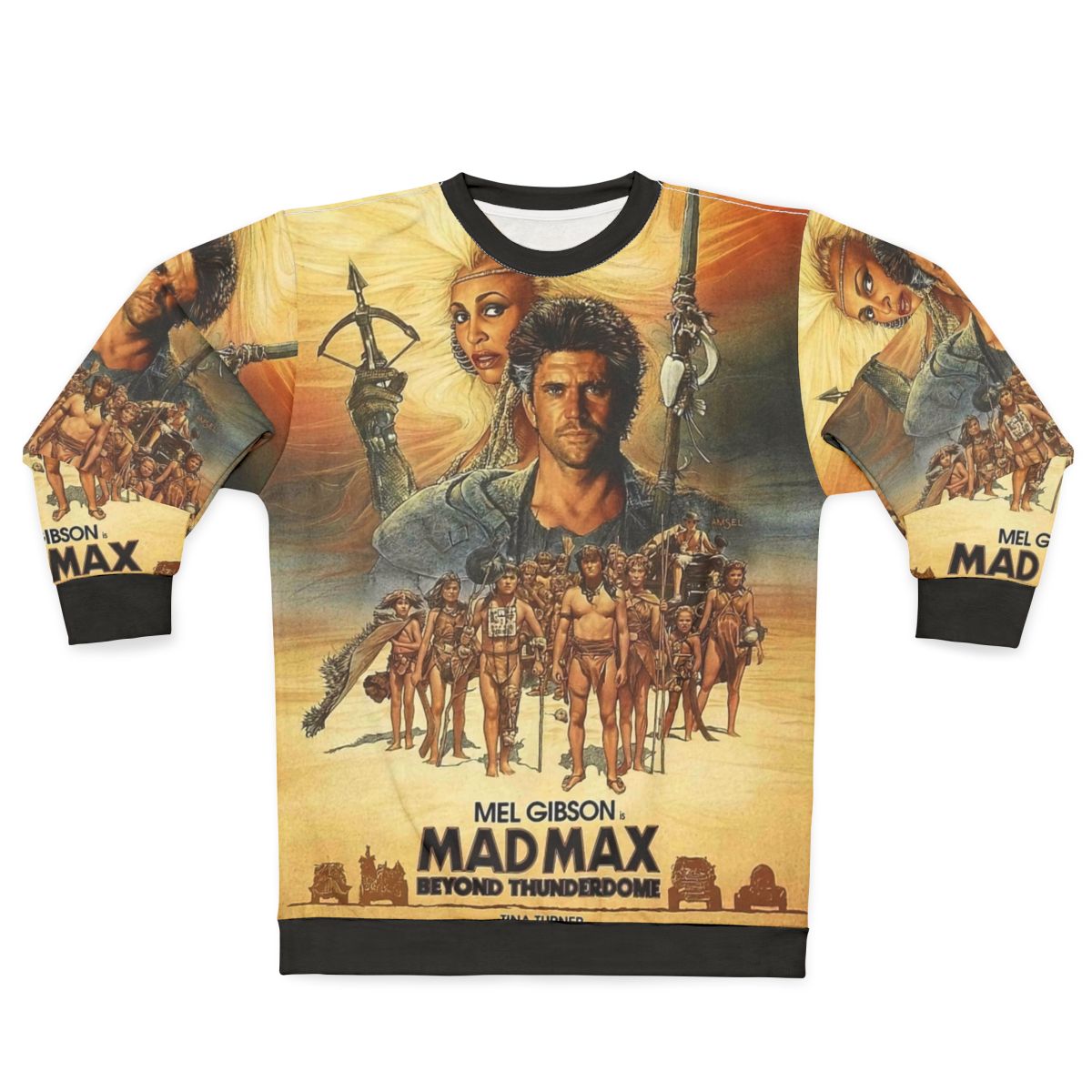 Primitive Poster Sweatshirt featuring Mad Max Beyond Thunderdome movie graphics