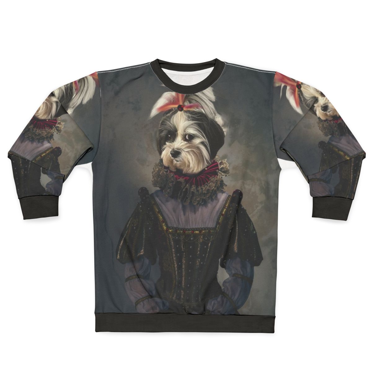 Princess Flo fleece sweatshirt with dog design