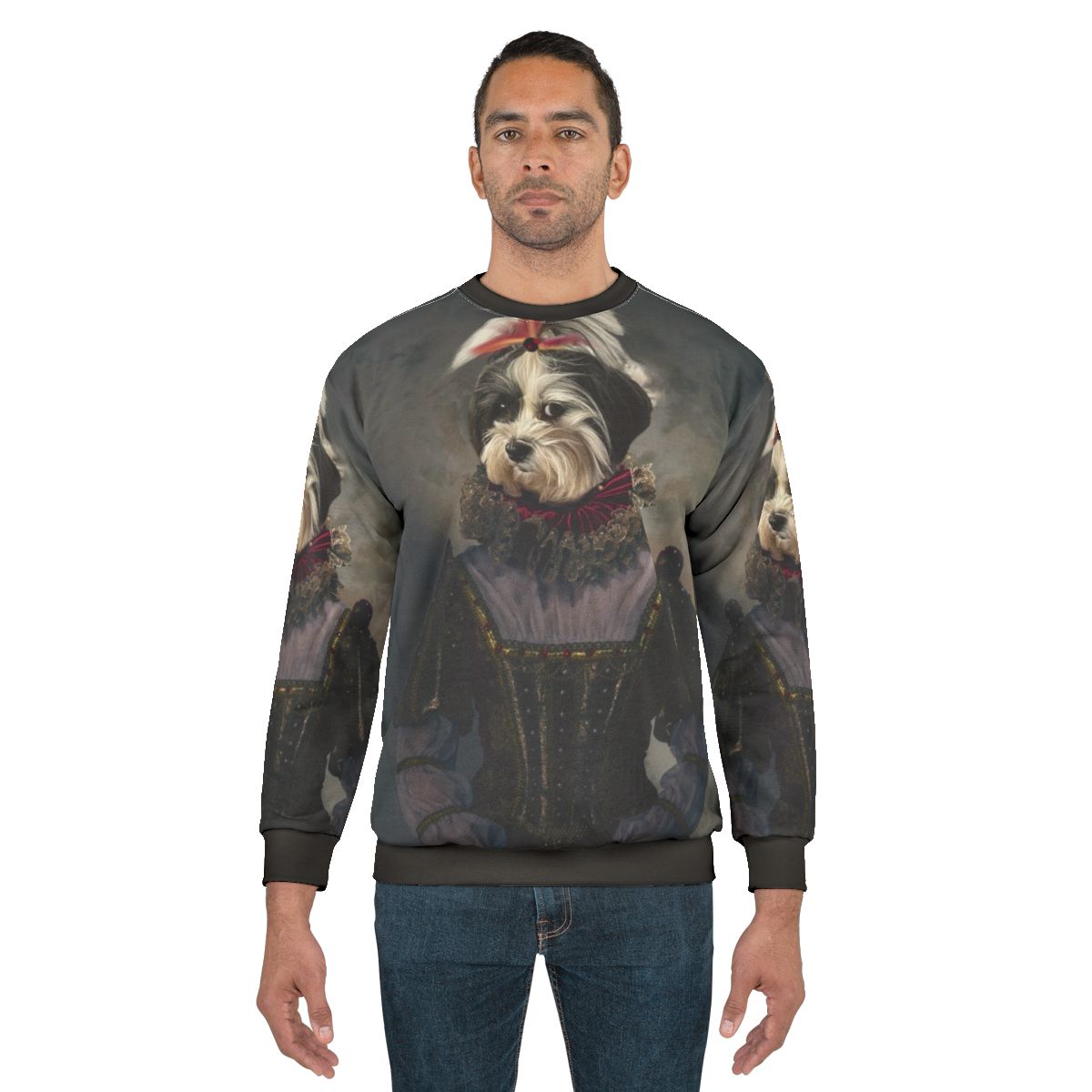 Princess Flo fleece sweatshirt with dog design