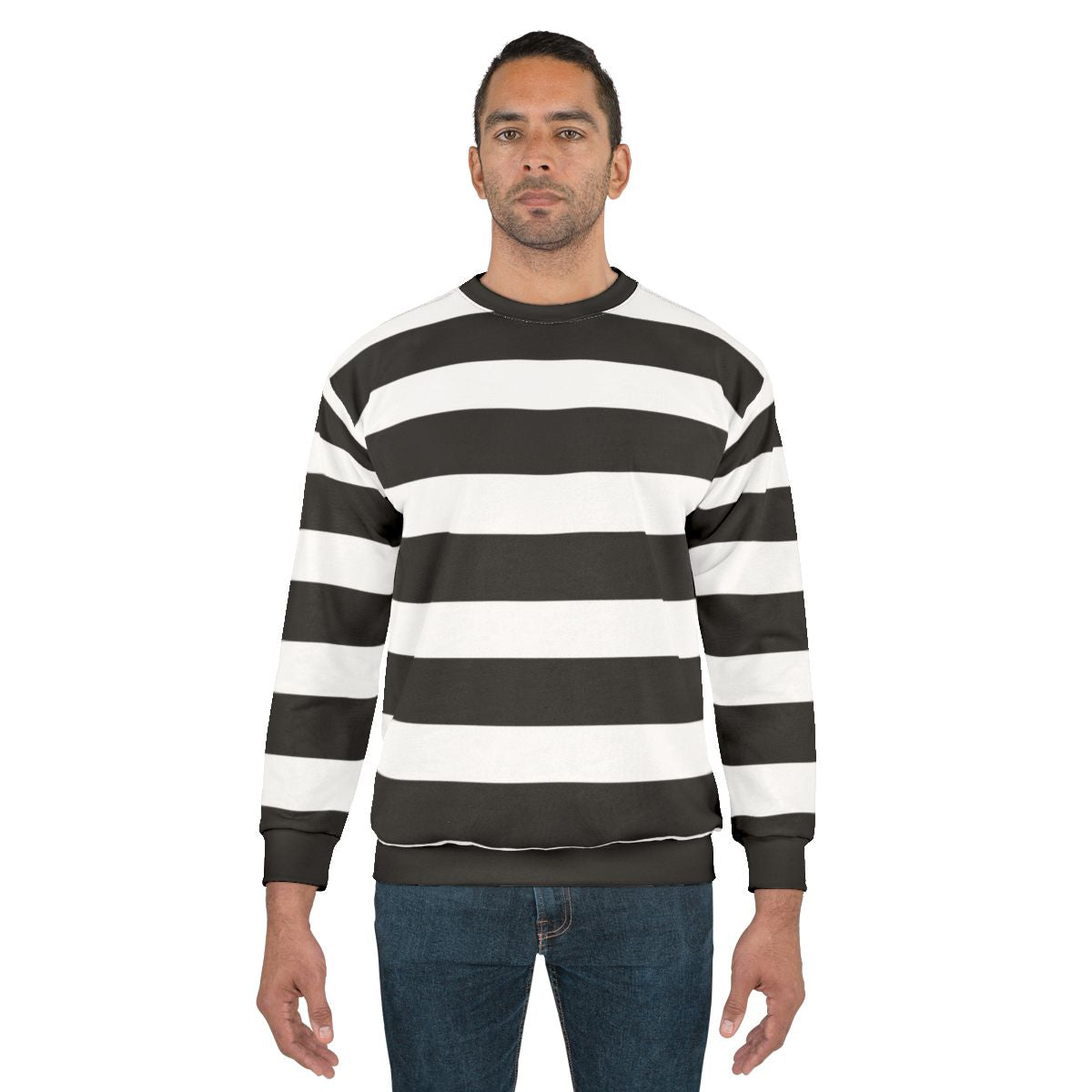 Modern Prison Stripes Sweatshirt