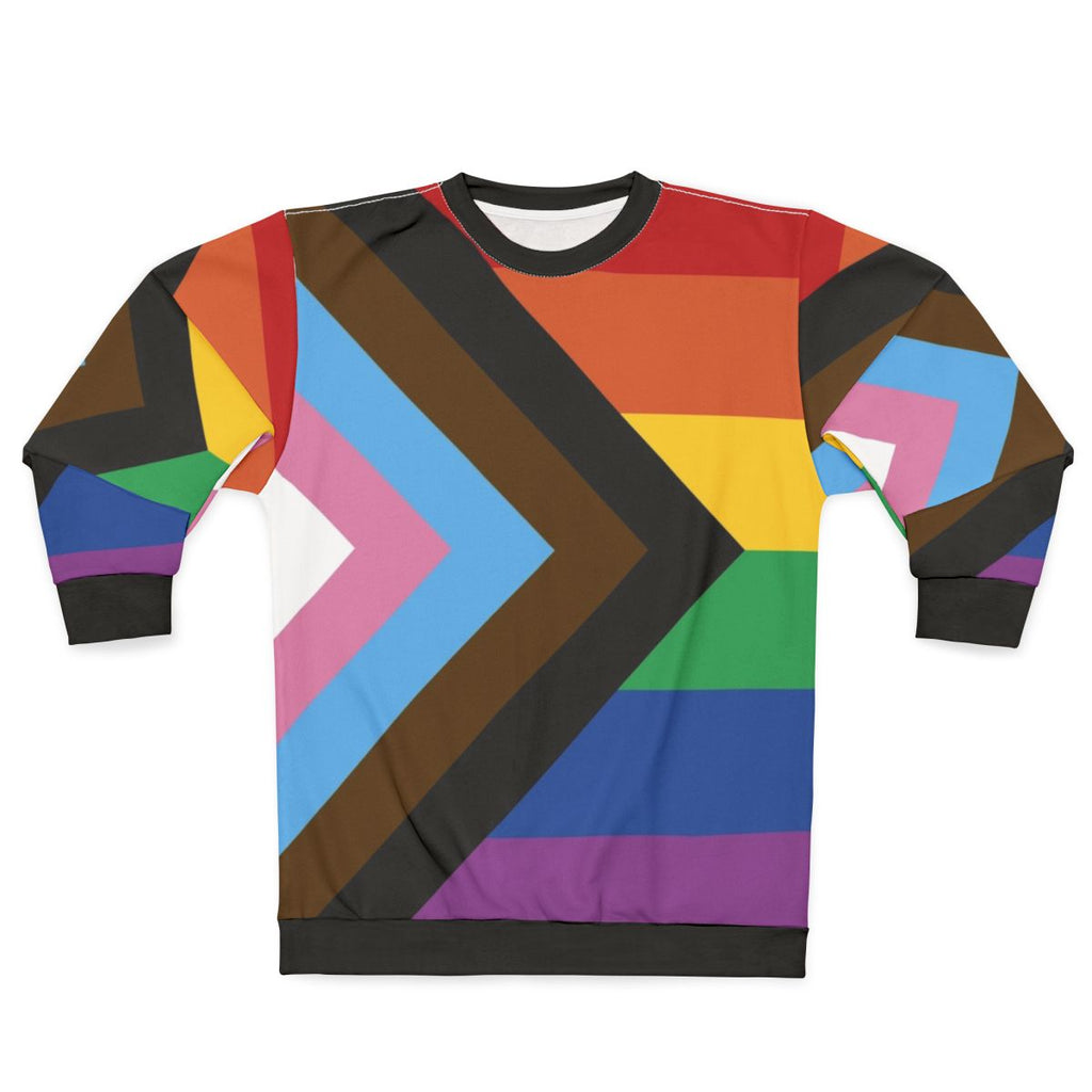 Inclusive Progress Pride Flag Sweatshirt