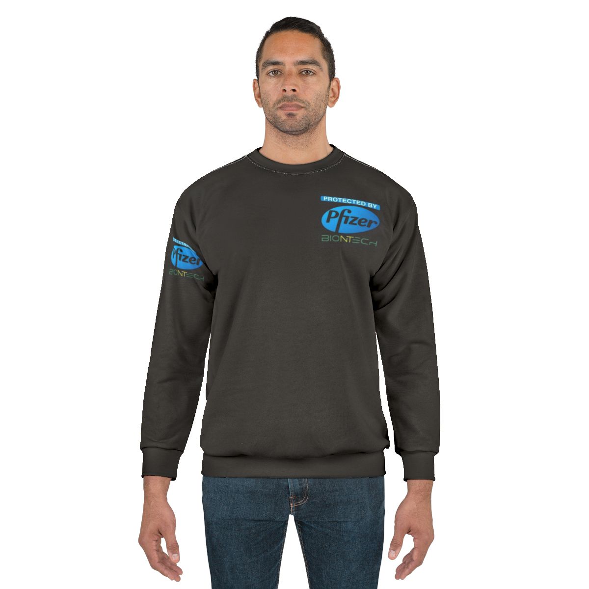 Protected by Pfizer BioNTech COVID-19 Vaccine Sweatshirt