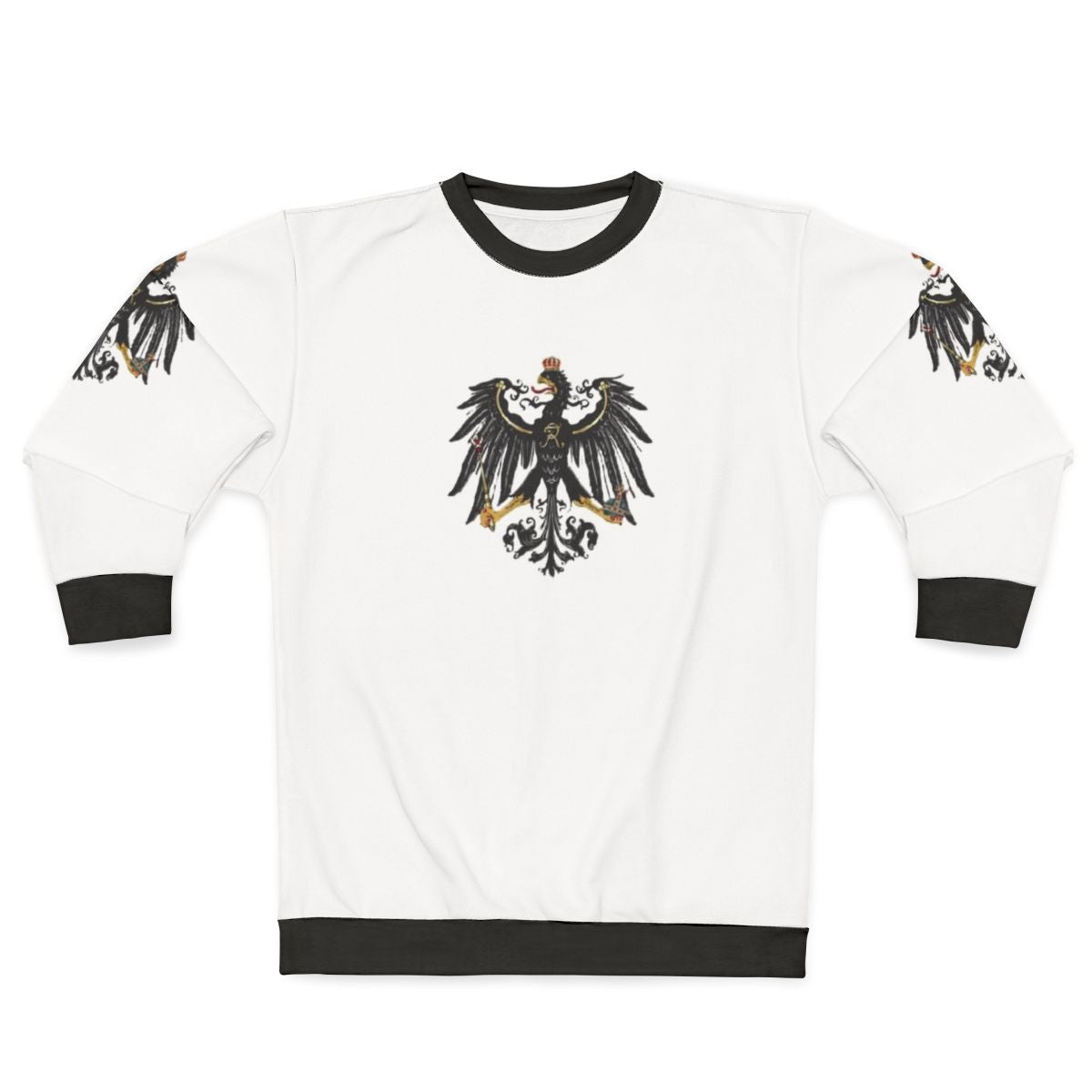 Prussia Sweatshirt with Prussian Flag, Crest, and Historic Imagery