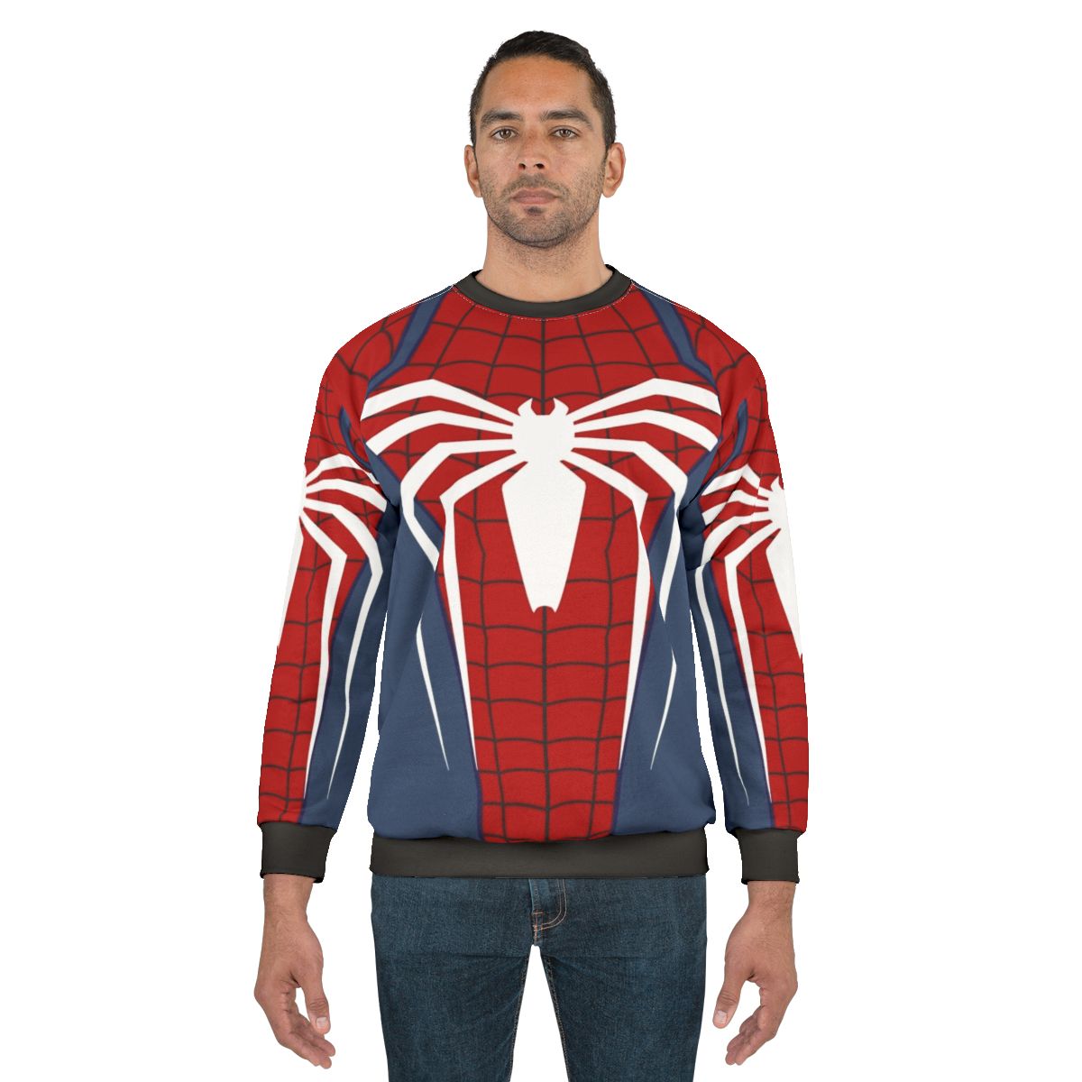 Marvel Spider-Man PS4 White Sweatshirt