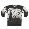 Psycho Attack White Print Sweatshirt