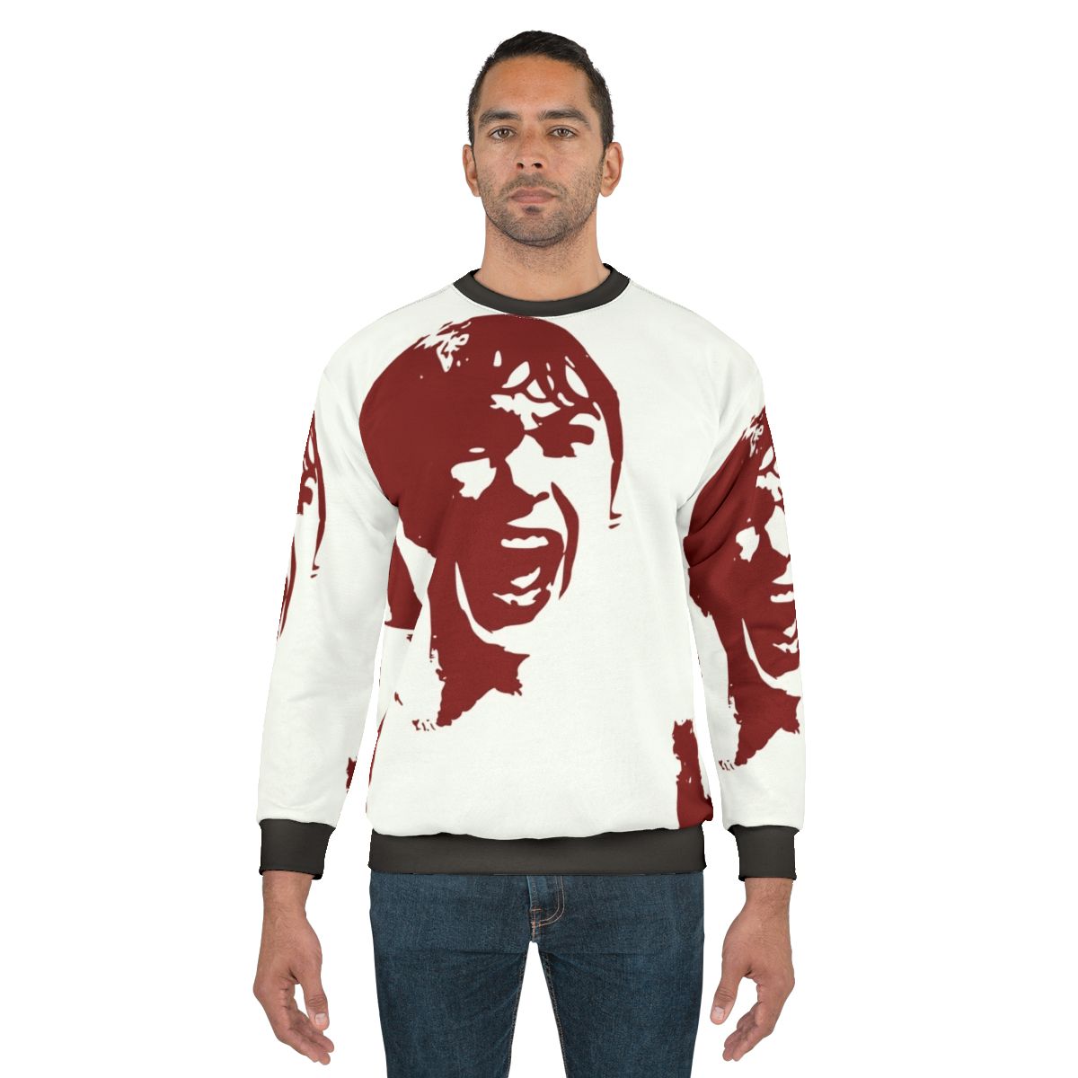 Psycho Sweatshirt with Hitchcock movie inspired retro vintage design