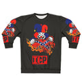 Psychopathic Vault Merch Rebel Flag Sweatshirt with Colorful Graphic