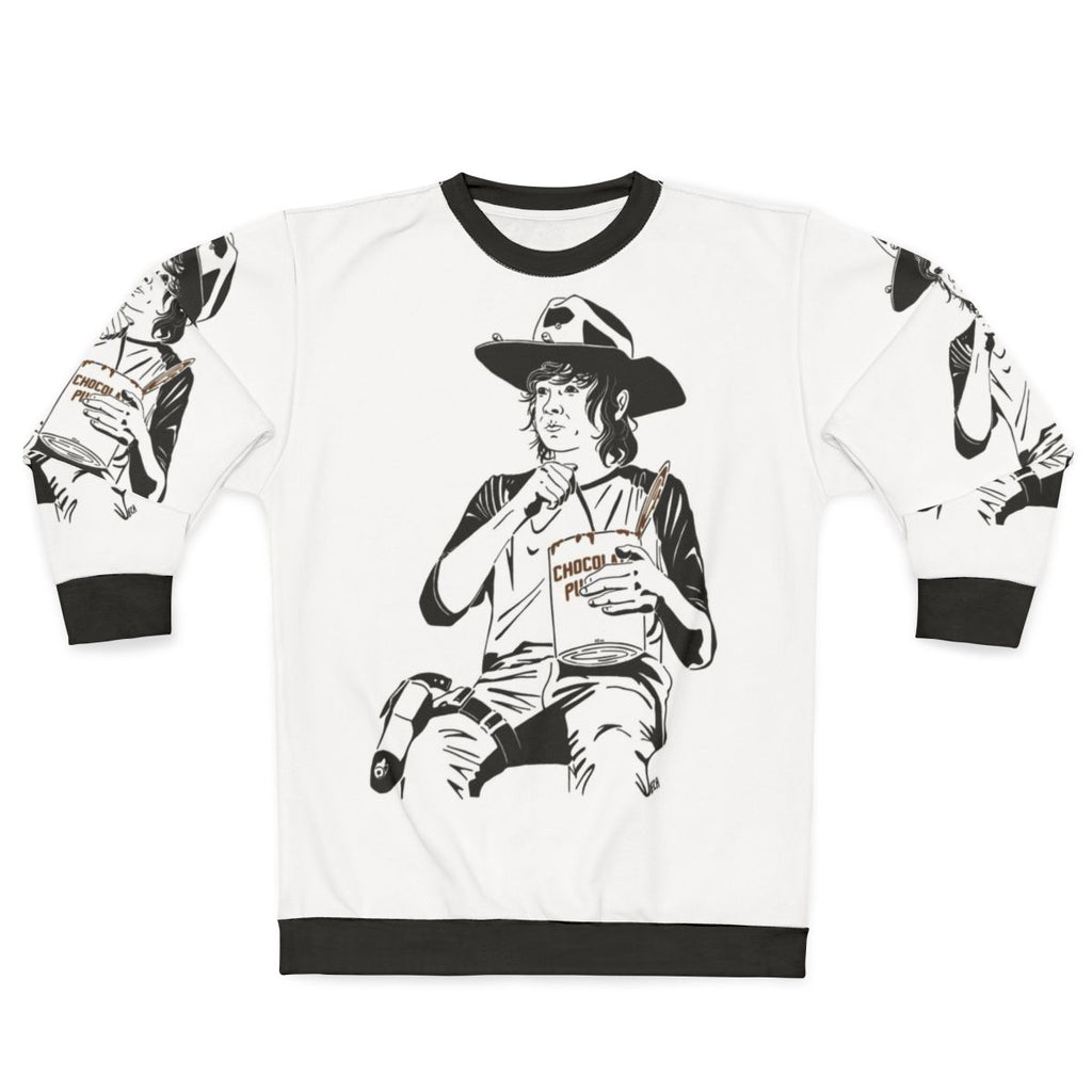 Pudding Carl The Walking Dead Fan Art Sweatshirt
