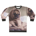 Pug Dog Sad Sweatshirt with Comfortable Animal Print Design