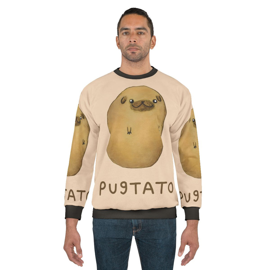 Pugtato Sweatshirt - Pug Dog Potato Themed Clothing
