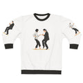 Pulp Fiction movie themed sweatshirt with digital art design