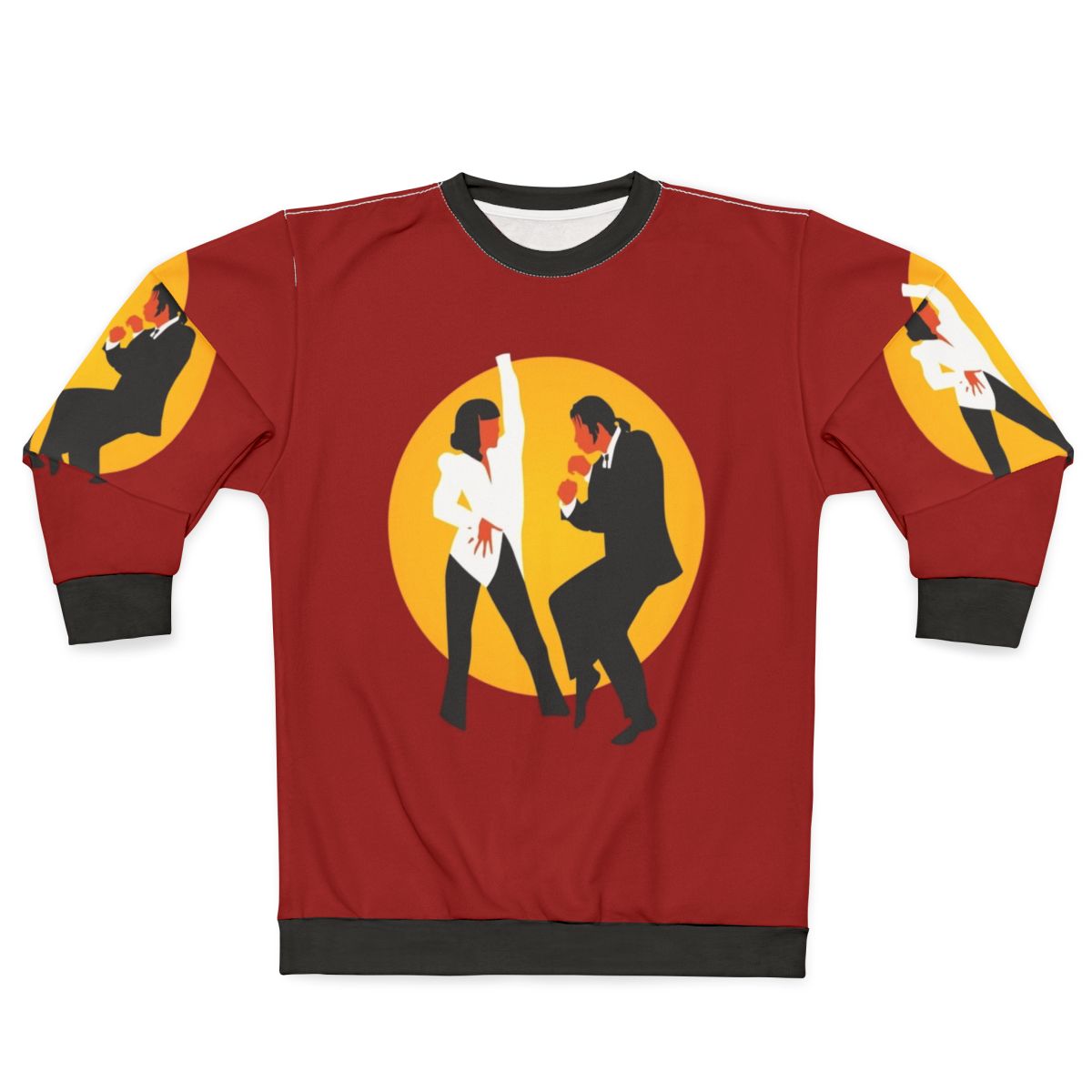 Pulp Fiction Sweatshirt with Quentin Tarantino Movie Characters