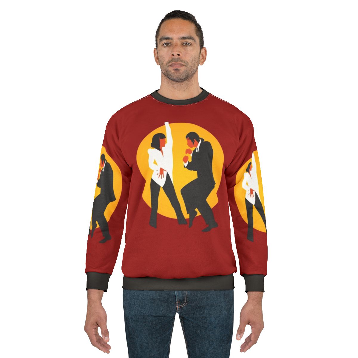 Pulp Fiction Sweatshirt with Quentin Tarantino Movie Characters