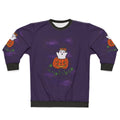 Pumpkin Ghost Stars Halloween Purple Sweatshirt