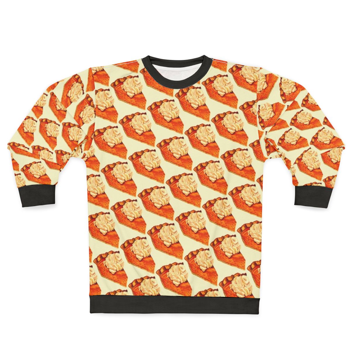 Pumpkin pie pattern sweatshirt