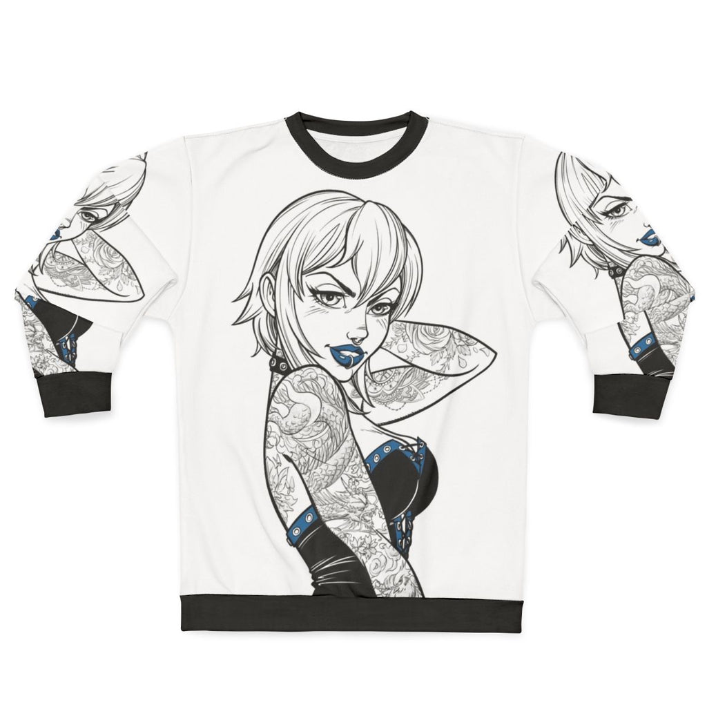 Punk Jenna Edgy Grunge Sweatshirt
