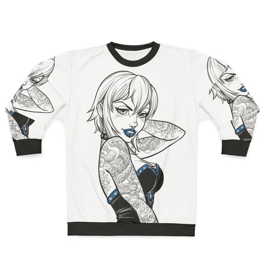 Punk Jenna Edgy Grunge Sweatshirt