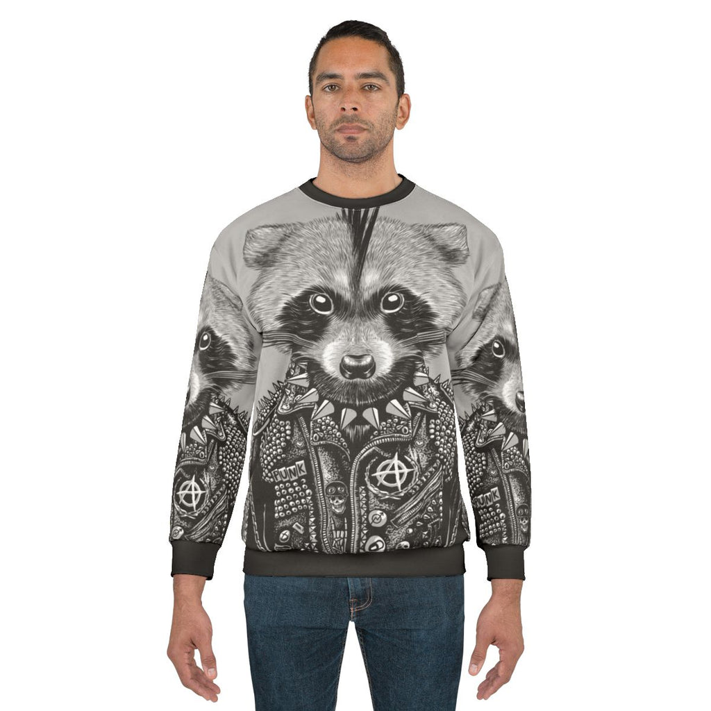 Punk Raccoon Sweatshirt