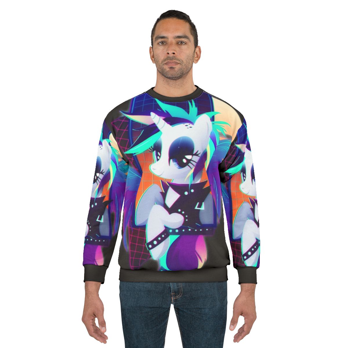 Punk Rarity Sweatshirt featuring the iconic My Little Pony character
