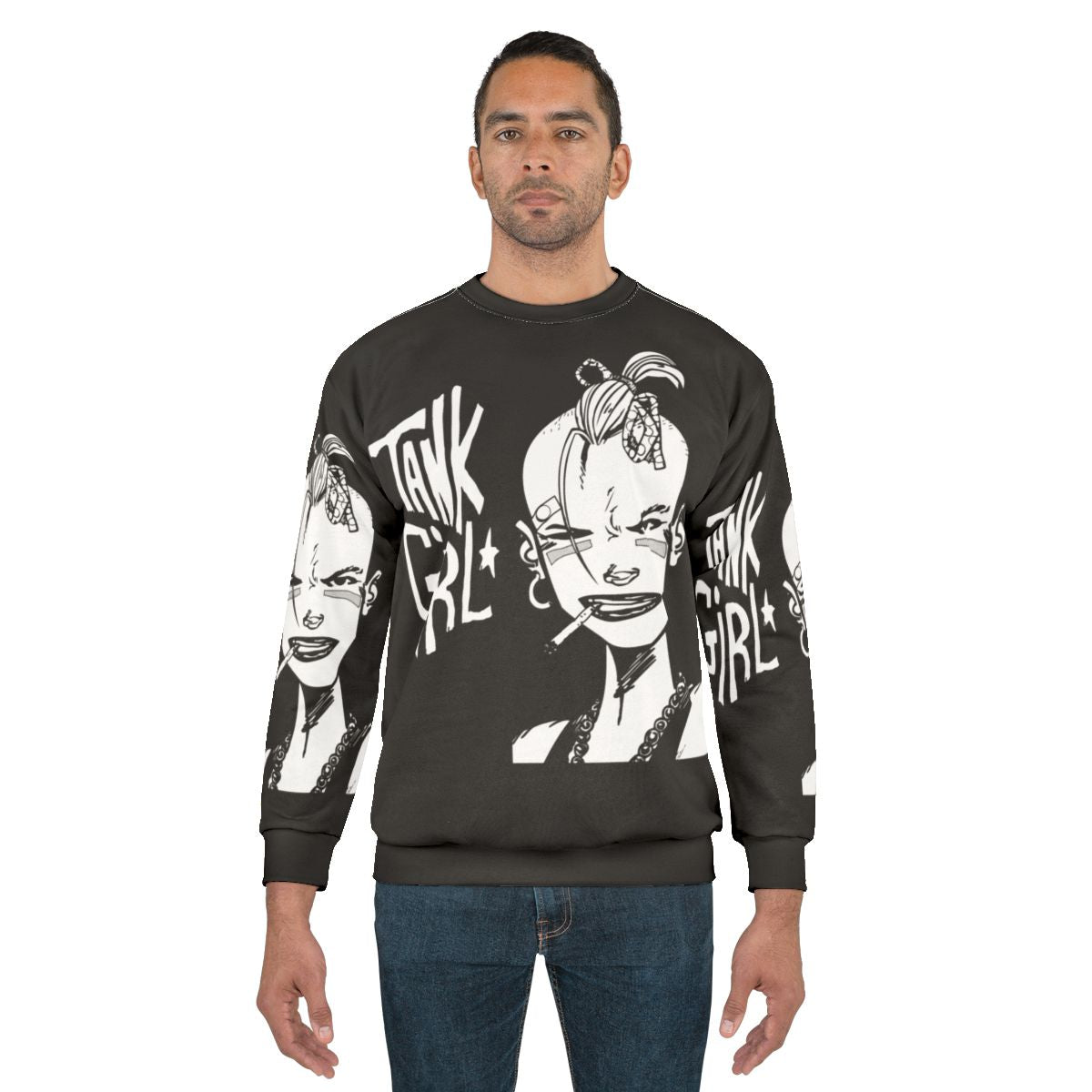 Punk Tank Girl Graphic Sweatshirt
