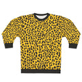 Punk Yellow Leopard Print Sweatshirt