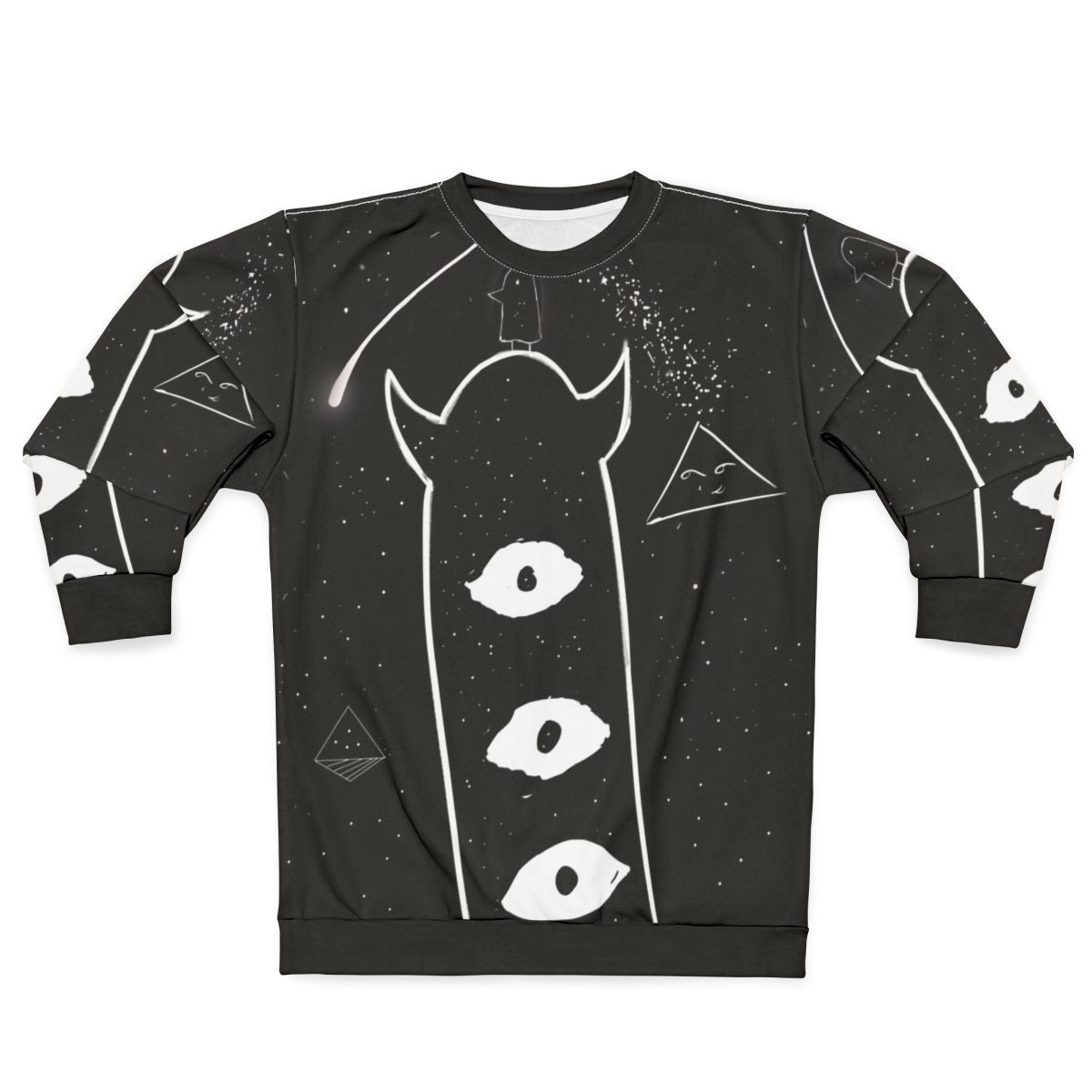 Punpun Onodera Manga Inspired Black and White Sweatshirt