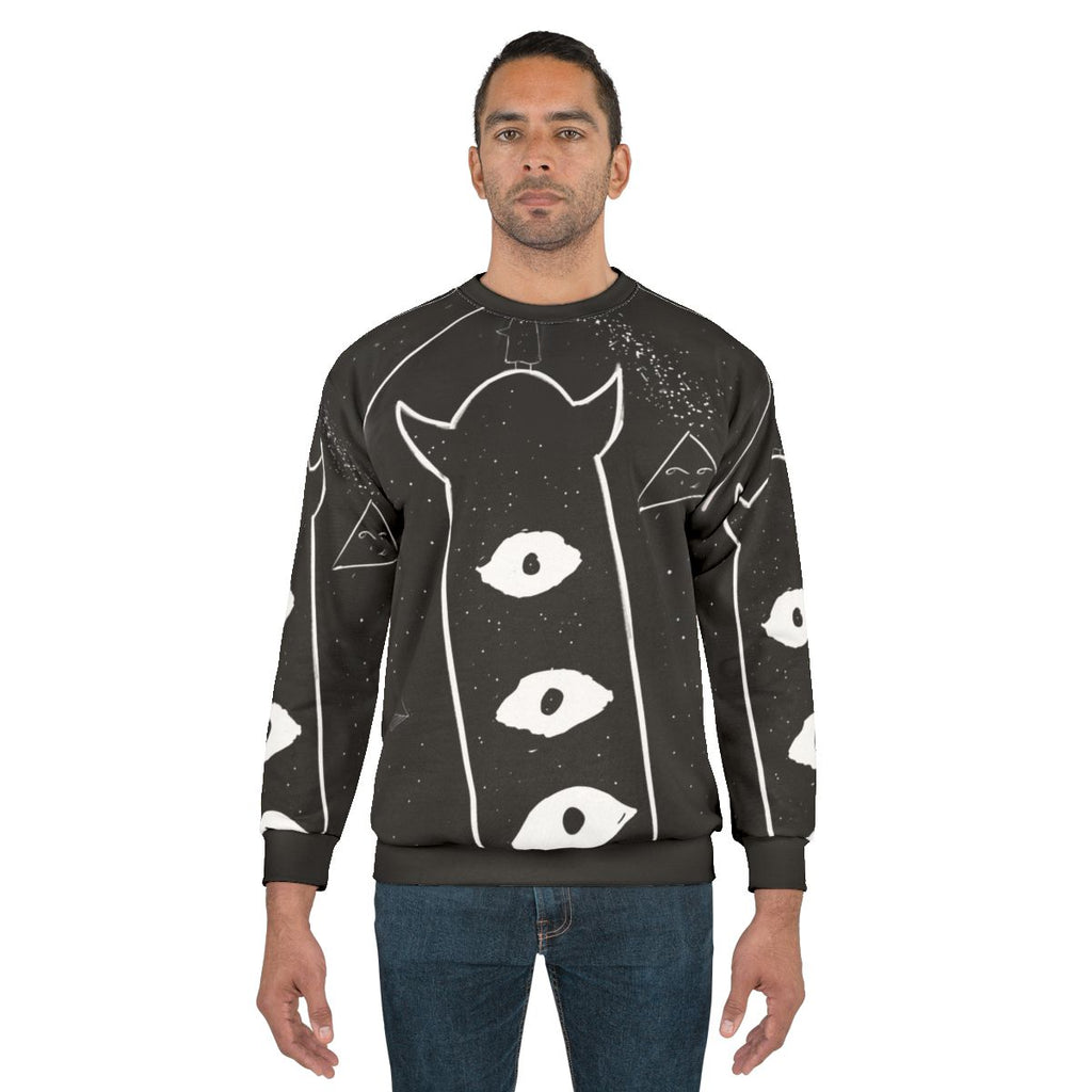 Punpun Onodera Manga Inspired Black and White Sweatshirt