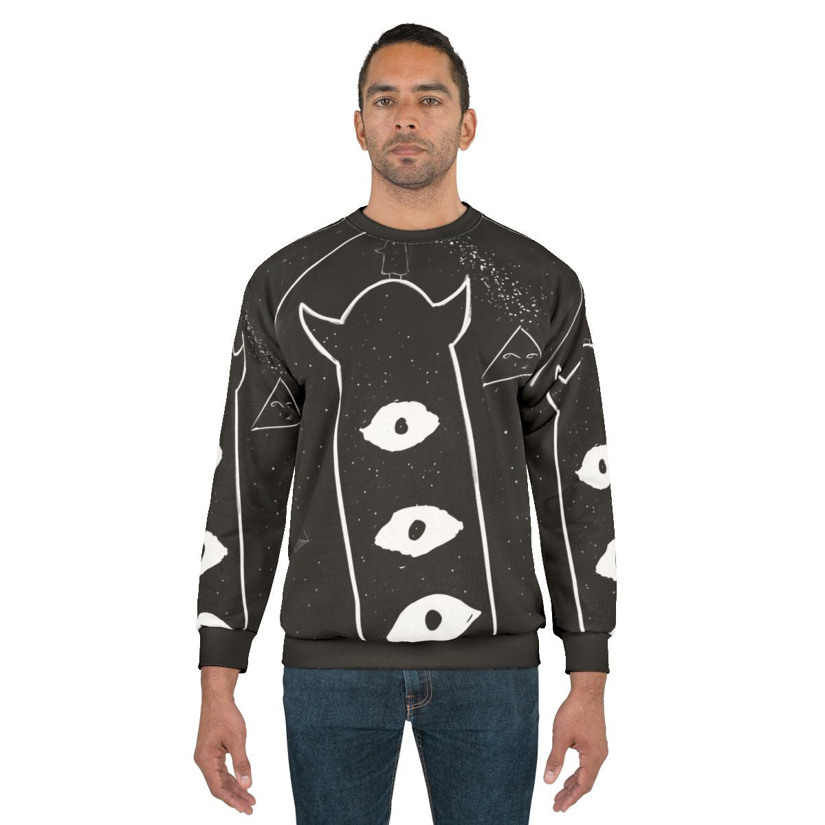 Punpun Onodera Manga Inspired Black and White Sweatshirt