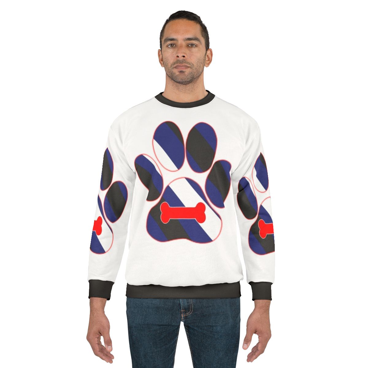 Puppy play paw pride sweatshirt