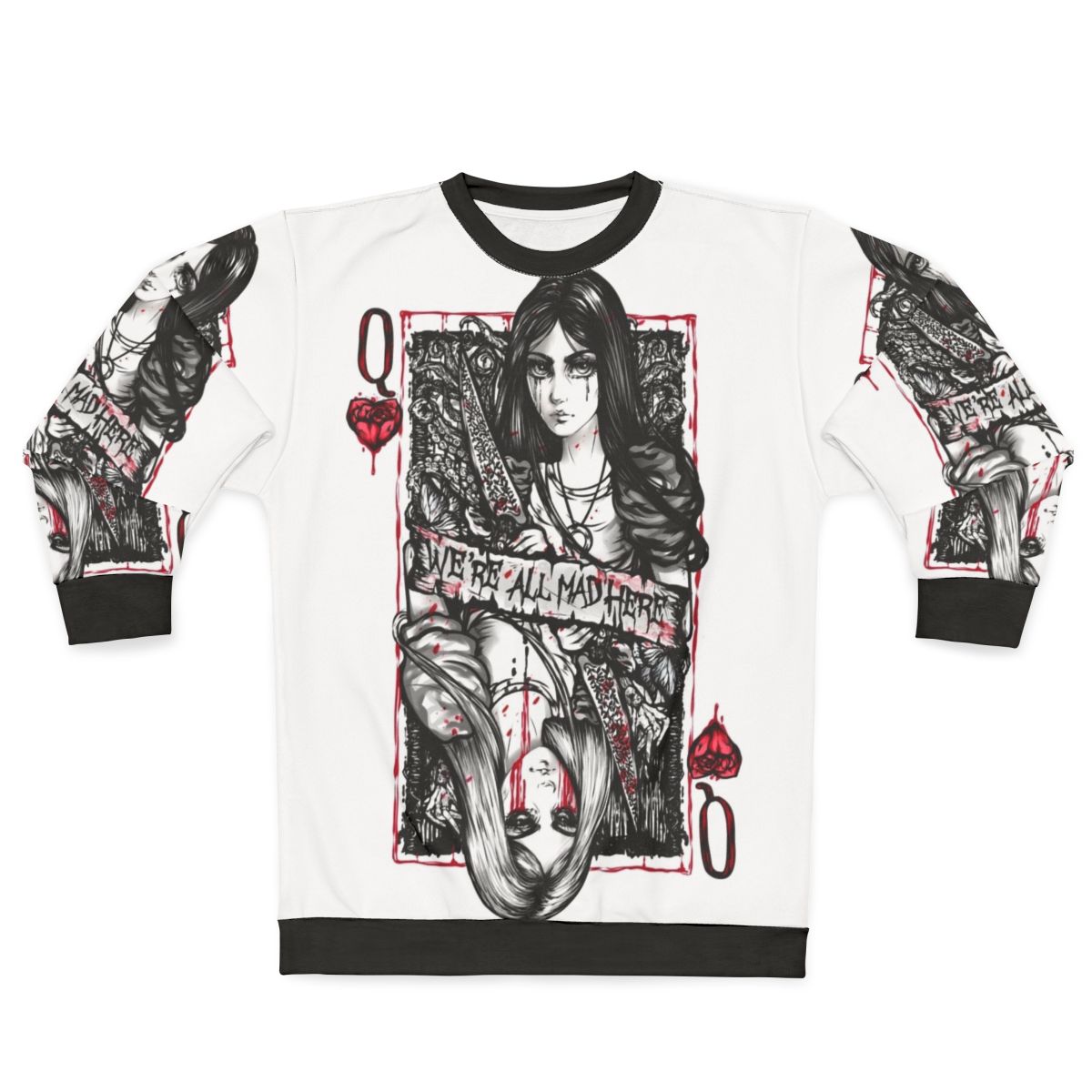 Pure Madness Sweatshirt featuring Alice in Wonderland characters