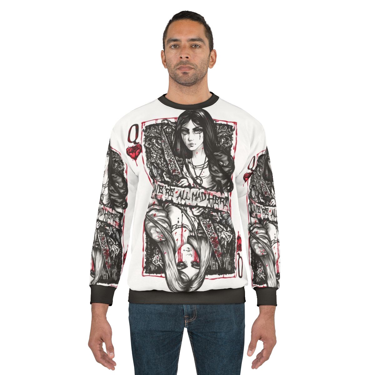 Pure Madness Sweatshirt featuring Alice in Wonderland characters