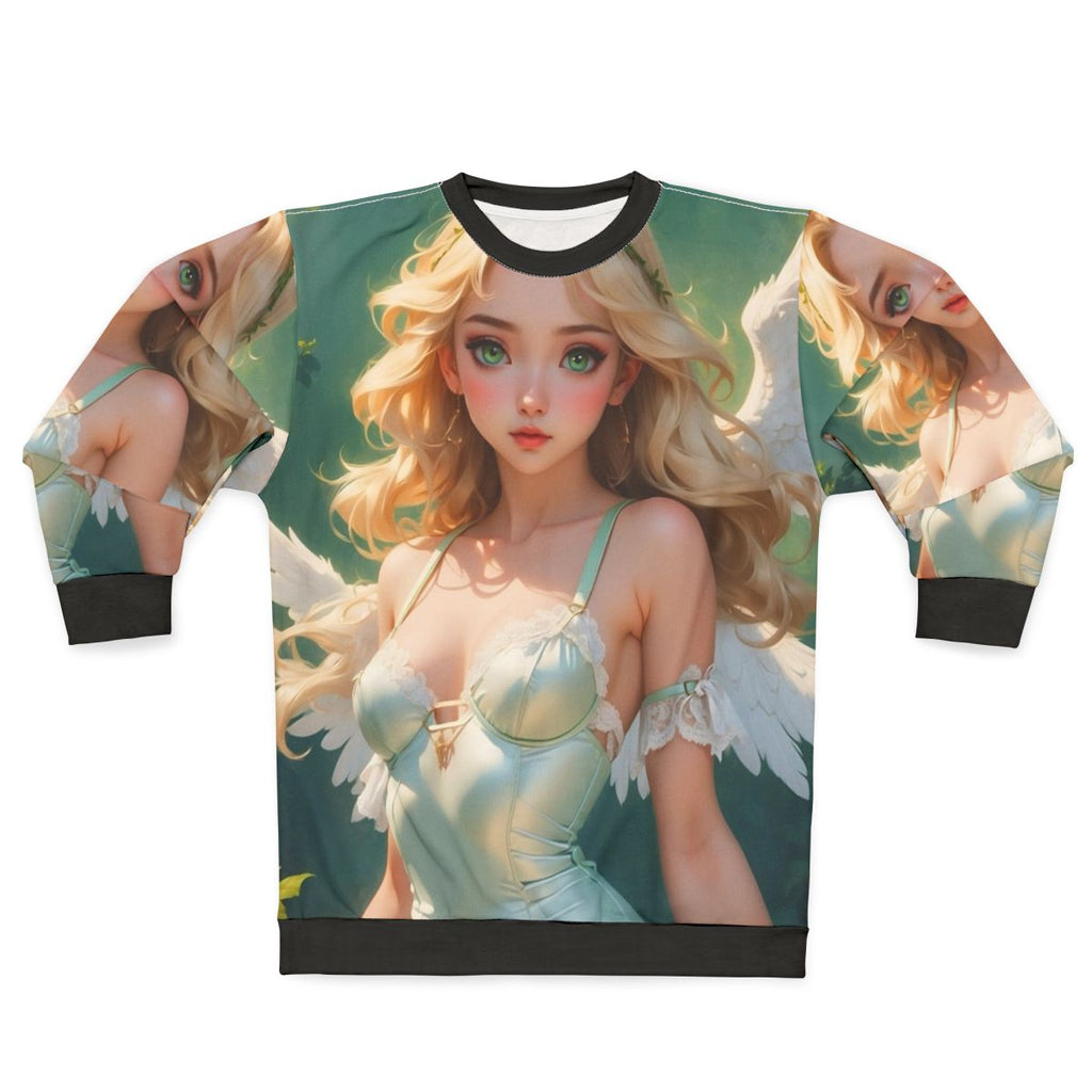 Purity Angel Unisex Sweatshirt with Graphic Print