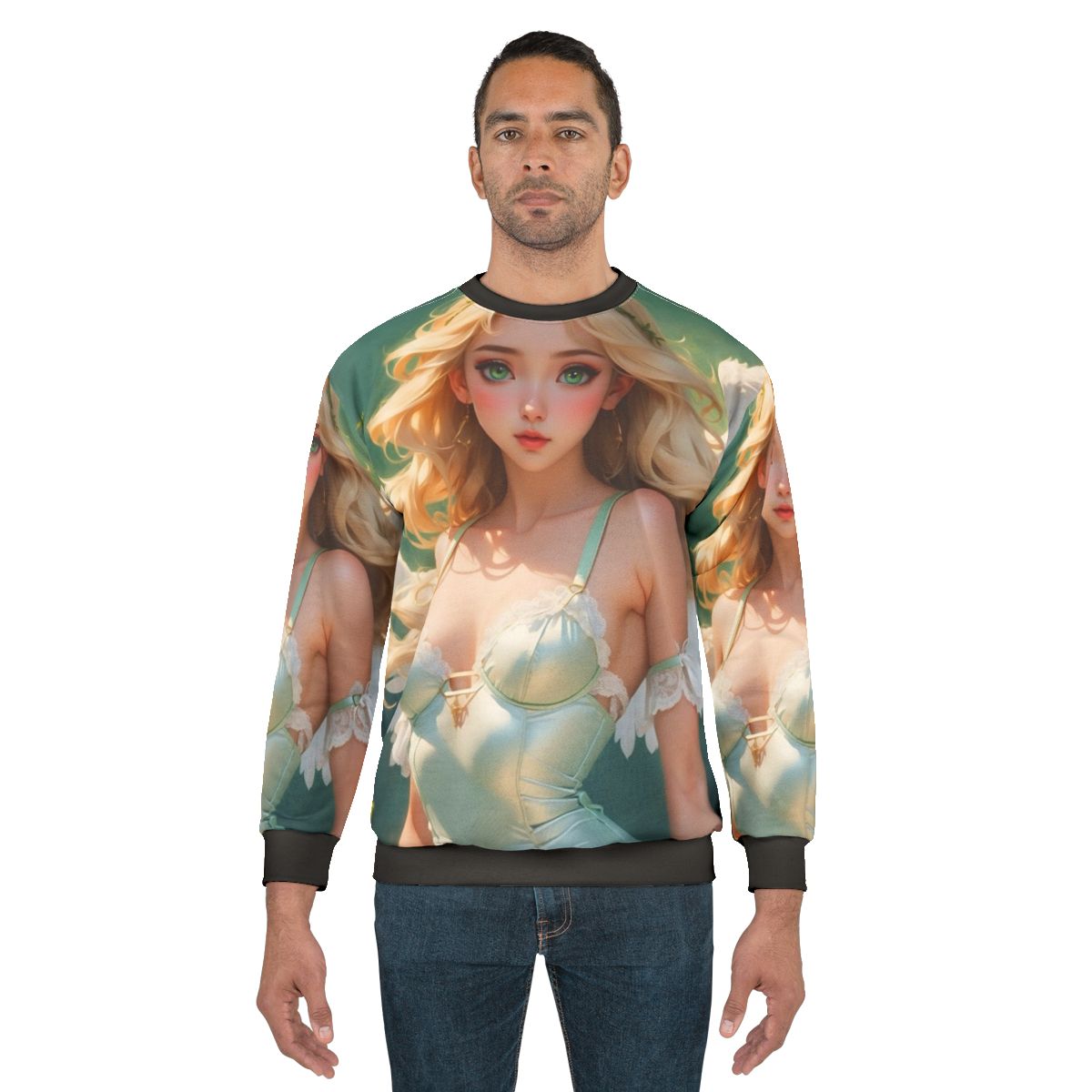 Purity Angel Unisex Sweatshirt with Graphic Print